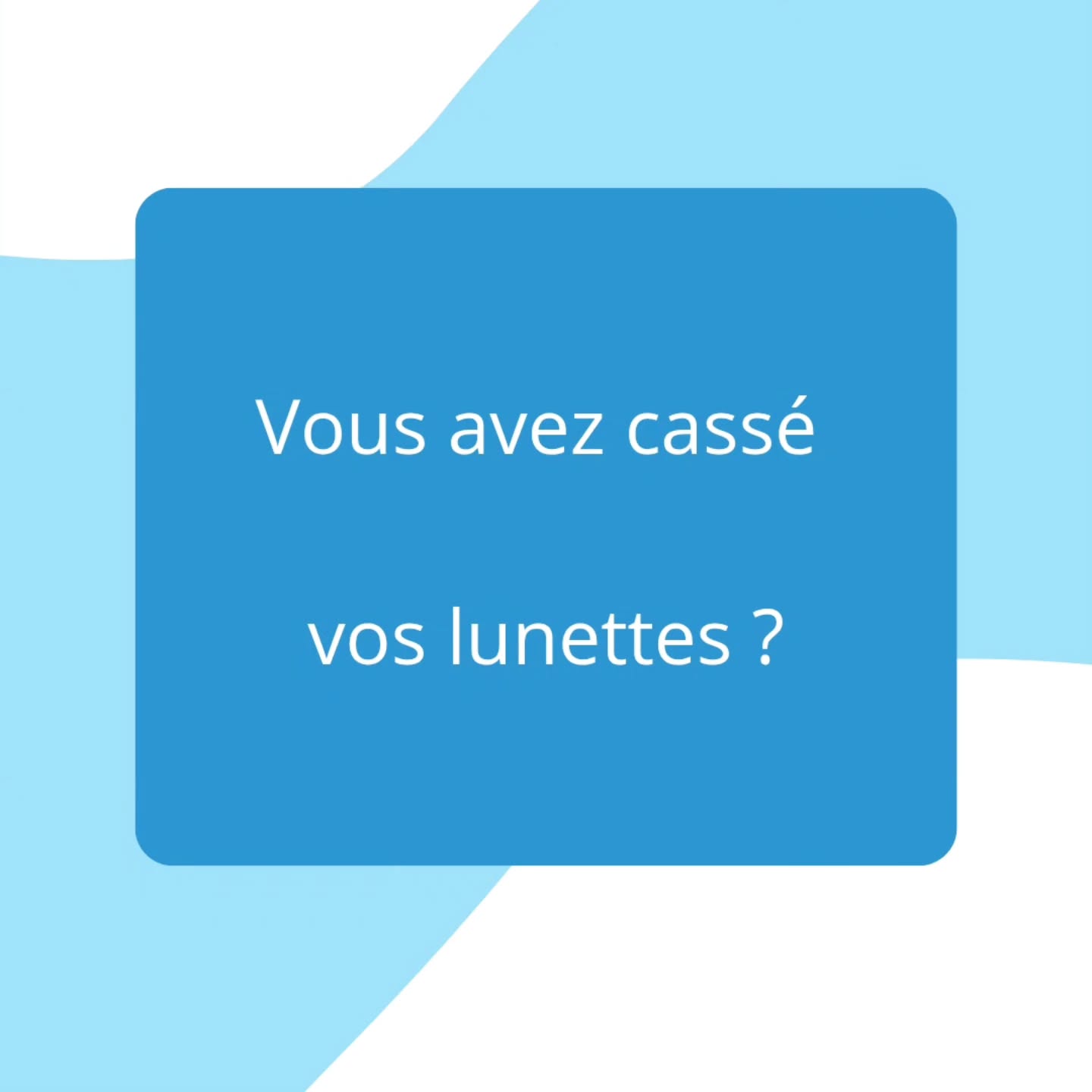 Vous avez cassé vos lunettes et vous ne pouvez pas vous en passer ?
Pas de panique nous avons la solution !
Grace à @oomade_3d nous vous imprimons en 3D une monture de remplacement.
Cela vous permet d'attendre que la pièce de rechange arrive ou que vous obteniez un rendez-vous avec votre ophtalmologiste.
Sées Tout Vu, Venez Voir !