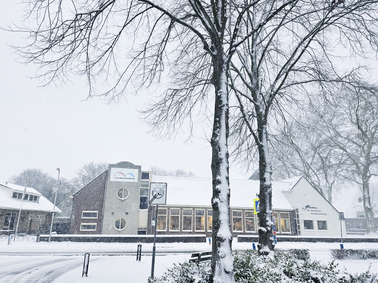 Wat een mooi plaatje!
De Meeuwenberg in de sneeuw! ❄️
