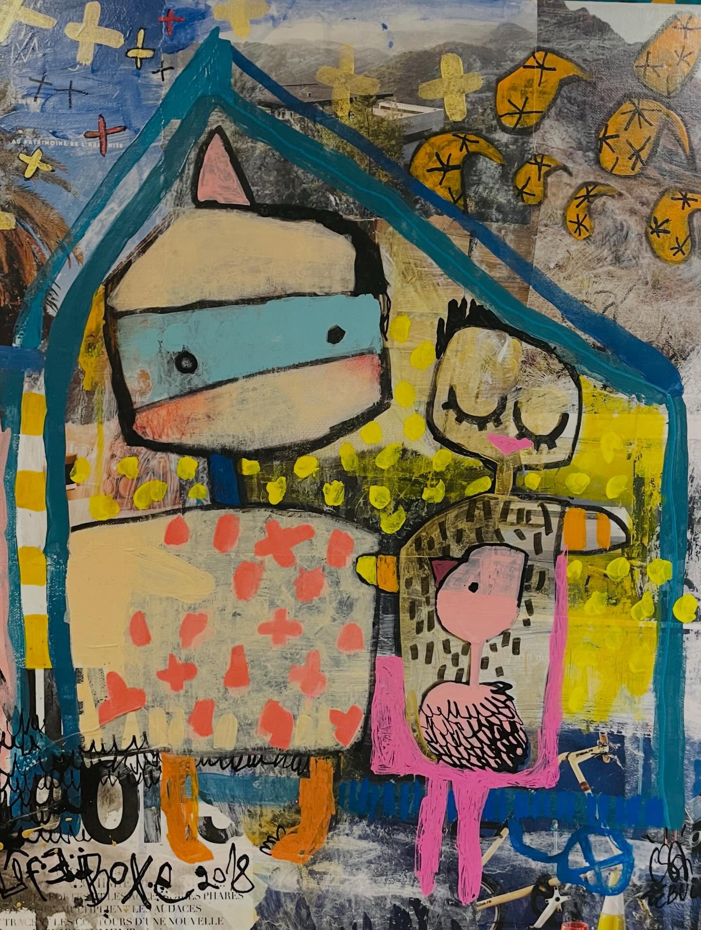 ll y a des œuvres qui nous tiennent longtemps la main.
Ce fut le cas des Zamours de Zébulons. Cette série débutée en 2010 a conquis beaucoup de ❤️ ! Le vôtre peut-être 😍
Ces deux petits personnages à la représentation presque universelle,
parfois en famille,
toujours en amour,
en joie absolue,
le bonheur doux et lumineux,
les joues rosies par l’émotion.
Aujourd’hui, je sens qu’il est vraiment temps de tourner la page.
Mon travail a évolué. Et depuis déjà quelques années de nouvelles séries sont nées. Mais les ptits Zébulons, je les ai gardés tout près de moi, de mon cœur, bien au chaud, longtemps et là hé bien il est temps !
On ressent parfois ce besoin de tout vider pour pouvoir repartir en toute liberté vers cet autre possible qui attend, chemine, mature.
D’autres couleurs, d’autres formes, d’autres projets, d’autres inspirations et d’autres présences demandent de la place.
Et pour accueillir tout ce que 2026 porte d’envies profondes et exaltantes, j’ai besoin de libérer de l’espace
dans mon esprit, dans mon cœur, dans l’atelier.
Je suis prête aujourd’hui et je choisis donc de laisser la série partir au plus vite donc à un prix très intéressant, la quasi moitié de leur valeur.
Un prix qui je l’espère pourra permettre de jolis cadeaux en prévision de la Saint-Valentin. C’est tellement mon souhait de voir chacune de ces toiles remplir de joie et de couleurs vos intérieurs pour honorer la vie !!!
Voilà les 15 dernières toiles Zébulons de l’atelier, présentées dans ce carrousel et qui sont donc proposées à ces prix attractifs, jusqu’à la LOVE date 😉❤️ le 14 février !
Rendez-vous en stories jusque là où dans le shop de mon site www.chrystelesaintamaux.com rubrique Zébulon !
Une façon douce de dire au revoir
et de laisser naître autre chose
et qui sait, de peut-être faire très plaisir au cœur de quelqu’un qui a une folle envie de célébrer l’AMOUR 😍
📩 Infos et réservations en message privé et dans les stories à venir 😅 Livraison et retrait possible à l’atelier.
Ps : mon cadrage ne rend pas hommage au format qui est le plus souvent carré !!!
#love #zébulons #zebulonlovestory #zebulon #saintvalentin