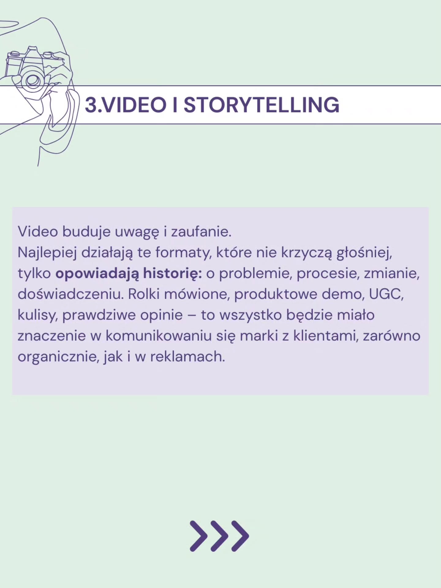 ✨Marketing w 2026 coraz mniej polega na robieniu większej liczby treści, a coraz bardziej na podejmowaniu lepszych decyzji.Nie wygrywa ten, kto publikuje codziennie, tylko ten, kto wie, do kogo mówi, po co i gdzie prowadzi odbiorcę dalej.💡W karuzeli zebrałam 4 trendy, które realnie będą miały znaczenie w 2026, szczególnie jeśli prowadzisz markę ekspercką i nie chcesz opierać całego biznesu na Instagramie.Jeśli któryś z nich szczególnie do Ciebie trafia, daj znać w 💬komentarzu. A jeśli masz poczucie, że Twój marketing jest dziś chaotyczny i męczący - to prawdopodobnie nie potrzebujesz więcej treści, tylko lepszego systemu.Foto: @jkocurczarny
